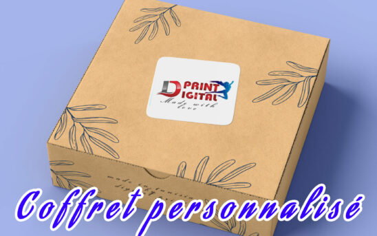 Coffret personnalisé digital print