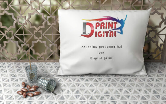 coussin personnalisé digital print