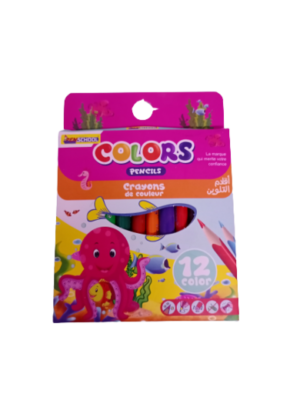 Pochette de 12 crayons de couleurs PenSchool