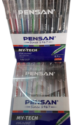 Pochette de 10 stylos Pensan My-Teck