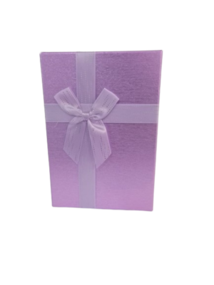 Boite cadeau rectangulaire GM effet métallique